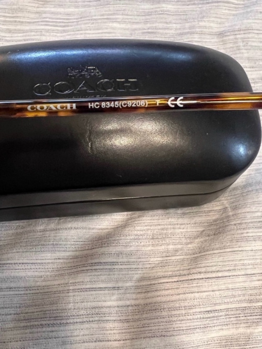 Coach Black Cat-Eye Sunglasses with Protective Case - Picture 9 of 9